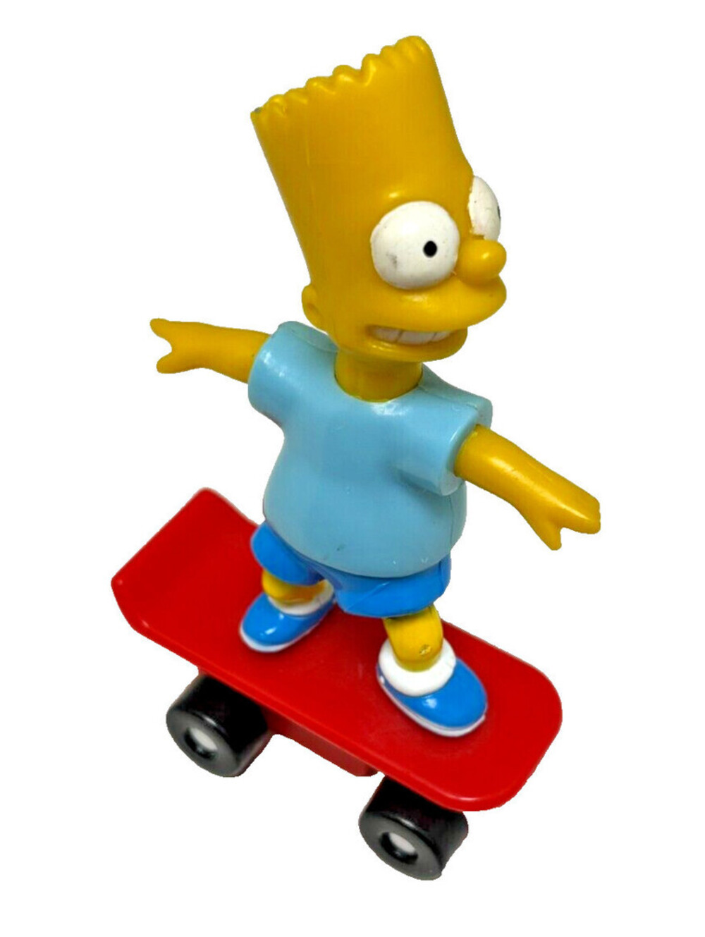 Bart Simpson Wind Up Skateboard 1997 Subway TESTED and WORKING
